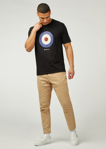 Ben Sherman T-shirts Signature target tee - black