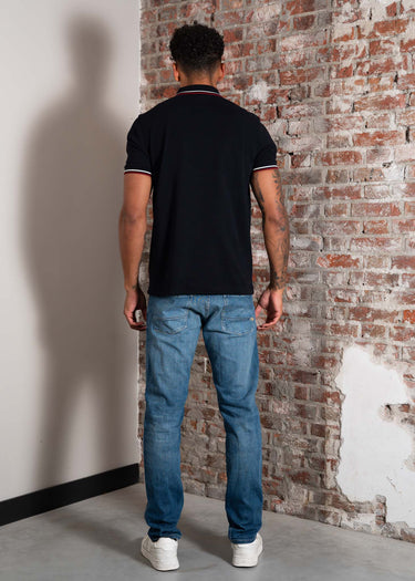 Fred Perry Polo's Twin tipped fred perry shirt - navy snow white burnt red