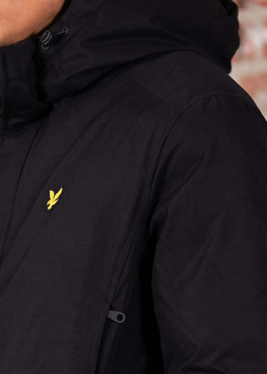 Lyle & Scott Jassen Membrane parka - jet black