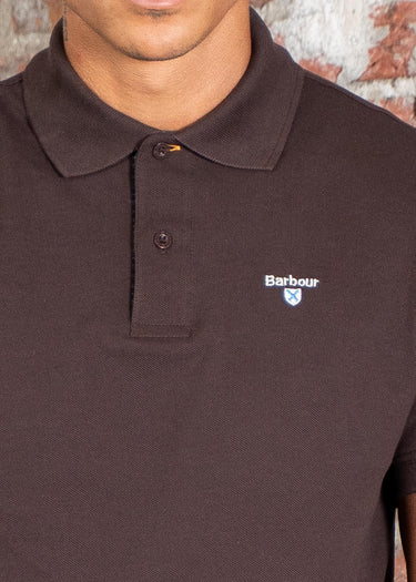 Barbour Polo's Tartan pique polo shirt - dark oak
