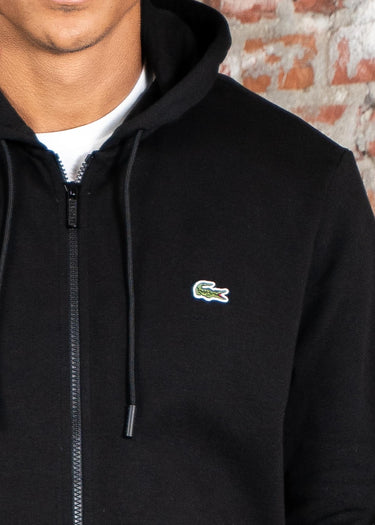 Lacoste Vesten Sweater zip - black