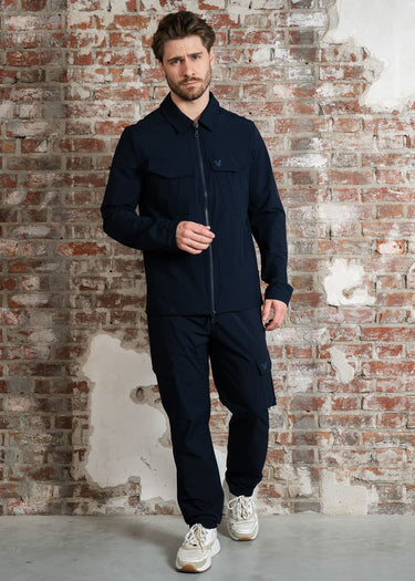 Lyle & Scott Broeken Nylon cargo trouser - dark navy