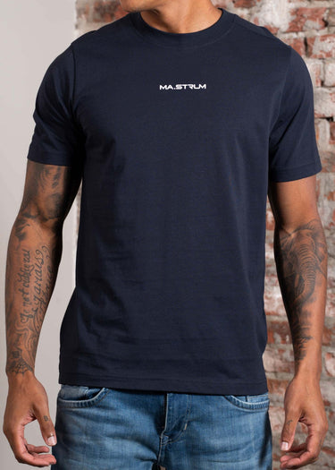 MA.Strum T-shirts Mastrum printed tee - ink navy