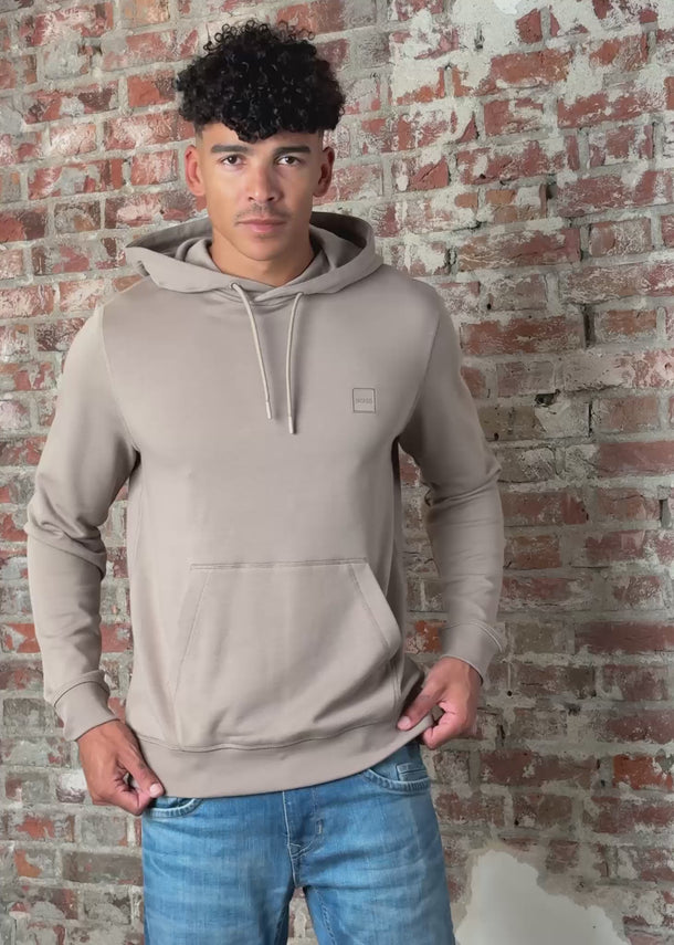 Hugo Boss Hoodies Wetalk - light brown