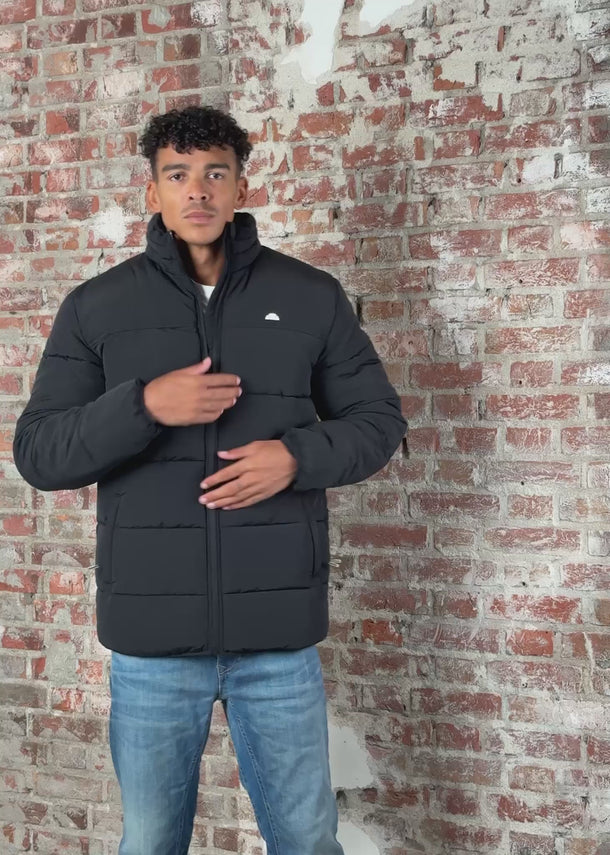 Ellesse Jassen Nebulus padded jacket - black
