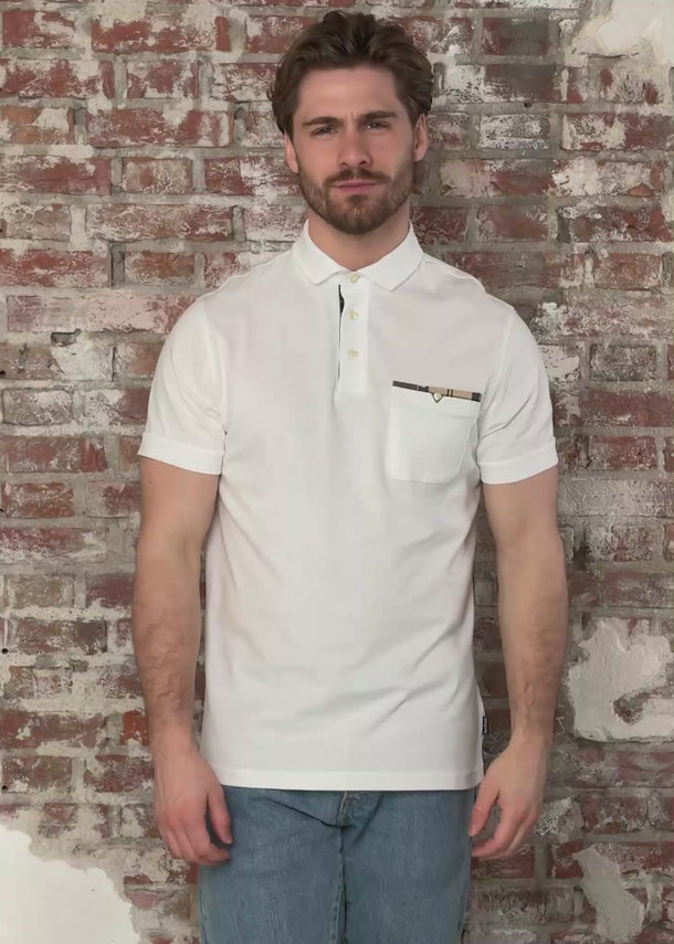 Barbour Polo's Corpatch polo - white