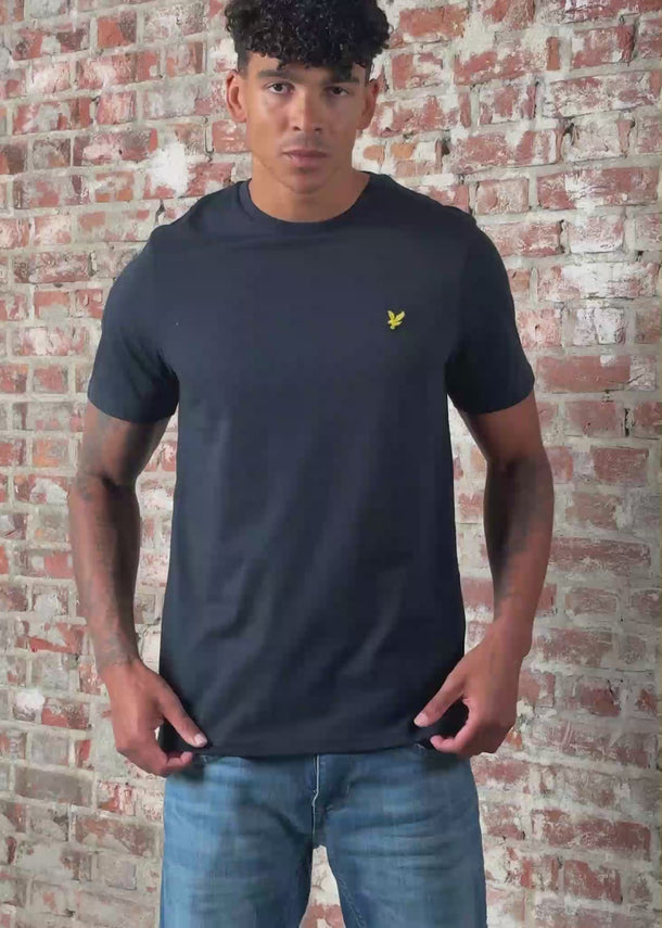 Lyle & Scott T-shirts Plain t-shirt - dark navy