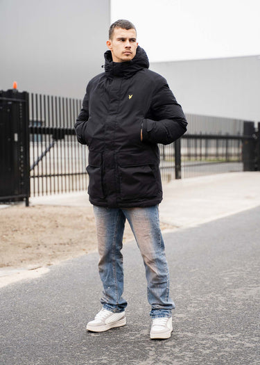 Lyle & Scott Jassen Membrane parka - jet black